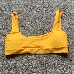 Yellow Bikini Top